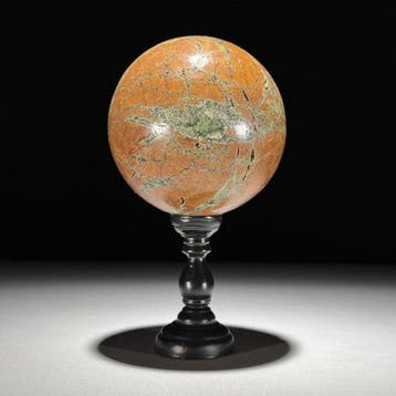 GEEN RESERVEPRIJS - Prachtig paar groene smithsoniet Sferen