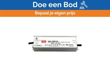 Bieden: Mean Well HLG-150H-24 waterproof LED driver, Ophalen of Verzenden, Nieuw