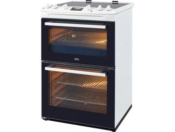 AEG-Fornuis CIX6540ACW-Inductie 60 cm wit dubbeloven, Elektronische apparatuur, Ophalen of Verzenden, Nieuw