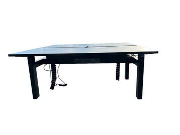 Herman Miller Duo Werkplek, Inclusief Scheidingswand!, Verzenden, In hoogte verstelbaar, Zo goed als nieuw