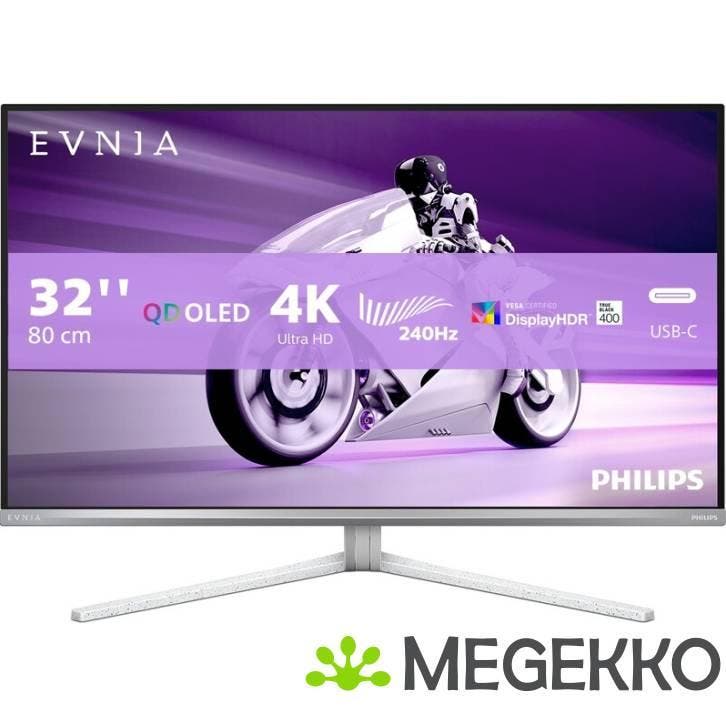 Philips Evnia 32M2N8900/00 32  4K Ultra HD 240Hz OLED Gaming, Computers en Software, Overige Computers en Software, Nieuw, Verzenden