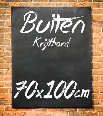 Krijtbord Buiten 70x100 cm Verticaal en Horizontaal, Verzenden, Nieuw