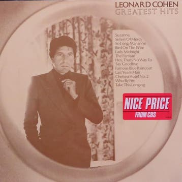 Leonard Cohen - Greatest Hits, Verzenden
