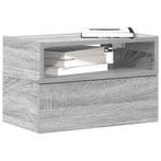 vidaXL Nachtkastje wandgemonteerd 45x26x28,5cm grijs sonoma, Huis en Inrichting, Slaapkamer | Nachtkastjes, Verzenden, Nieuw