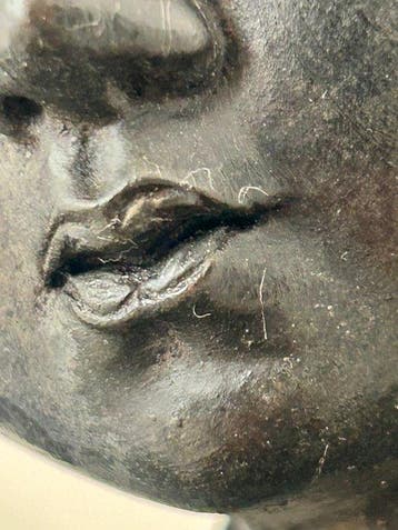 Geisha - sculptuur Brons - Genryusai Seiya (1868-1912) -