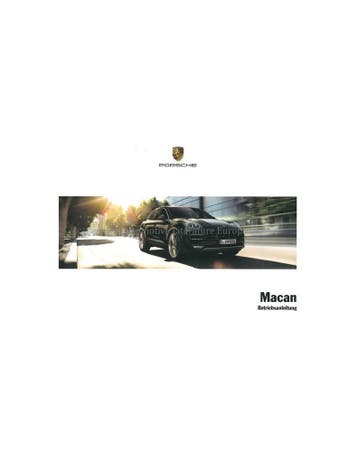 2018 PORSCHE MACAN INSTRUCTIEBOEKJE DUITS, Ophalen of Verzenden