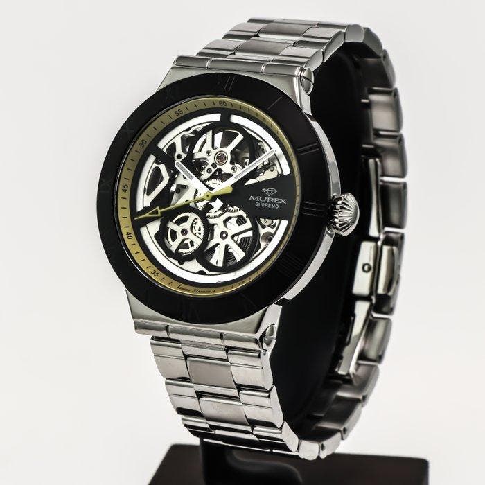 Murex - SUPREMO Skeleton Automatic - MUA672SK-SB-14 - Sans, Handtassen en Accessoires, Horloges | Heren