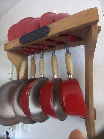 Le Creuset - Steelpan (11) - kers - Gietijzer - 5-delige