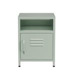 Lendo Online Table de Chevet 40x40x55 cm Métal Vert, Maison & Meubles