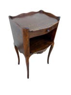 Table de chevet - Bois - Avec tiroir et compartiment de