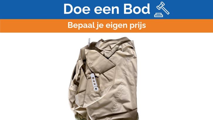 Bieden: Sessa Marine suede softop beige -, Watersport en Boten, Bootonderdelen, Ophalen of Verzenden