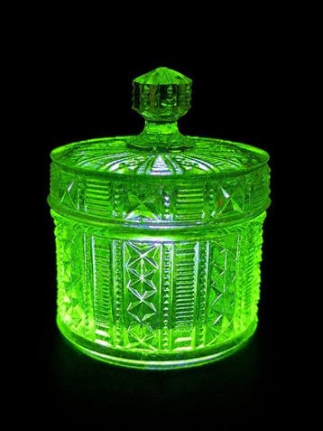 Verreries de Scailmont - Pot - Uraniumglas