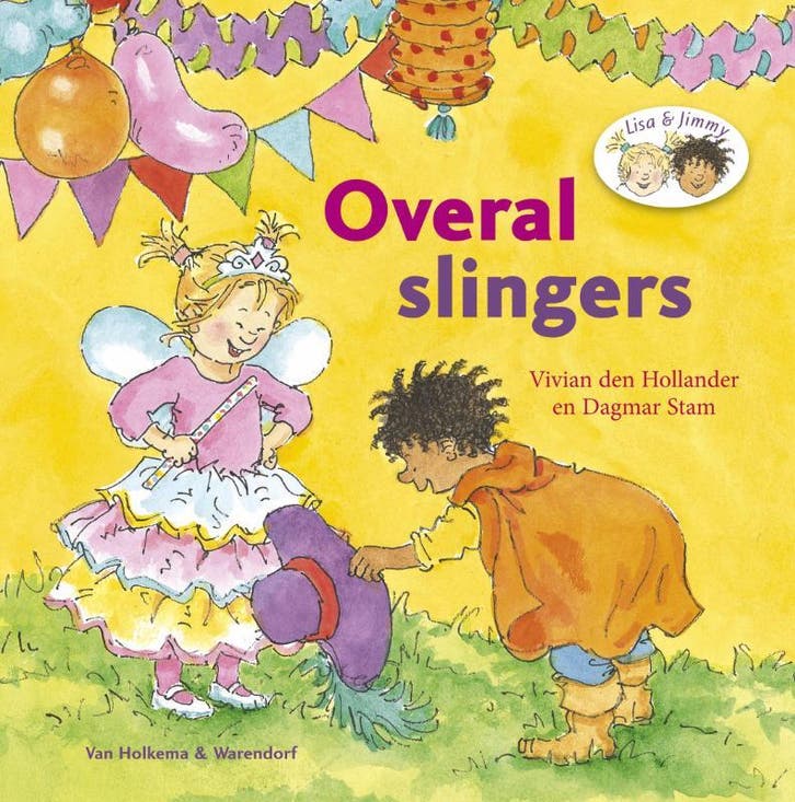 Overal slingers 9789047508977 V. den Hollander, Boeken, Kinderboeken | Jeugd | onder 10 jaar, Gelezen, Verzenden