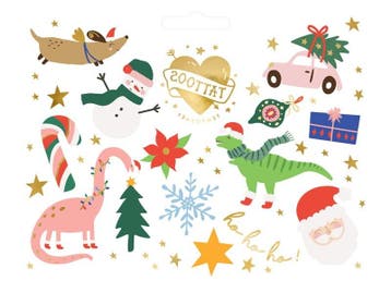 Kerst Tattoos 13st, Verzenden