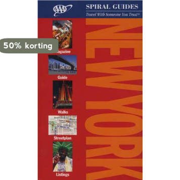 New York Spiral Guide 9781595080387 Aaa Publishing, Verzenden, Aaa Publishing
