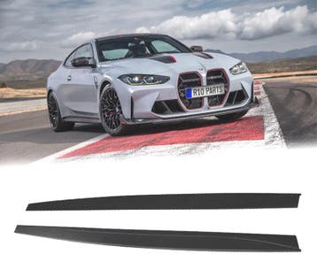 BAS DE CAISSE BMW F80 F82 F83 LOOK M PERFORMANCE NOIR BRILLA, Verzenden, Neuf