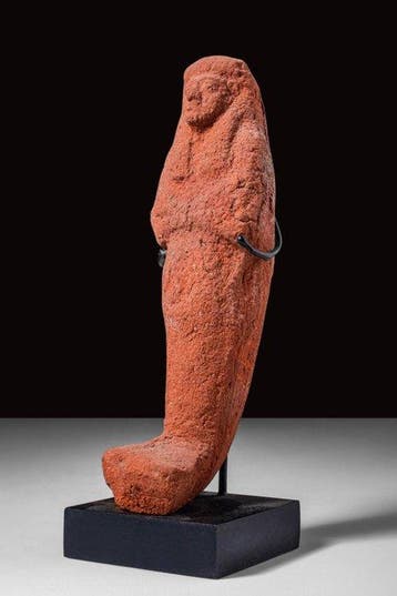 Oude Egypte, Nieuwe rijk Terracotta Shabti - 17 cm