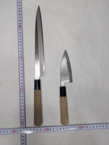 Keukenmes - Staal, Hout - Japan - Traditionele Japanse