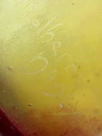 MALHERBE NANCY - Ecole de Nancy - Acid-Etched Cameo - - Vaas, Antiek en Kunst
