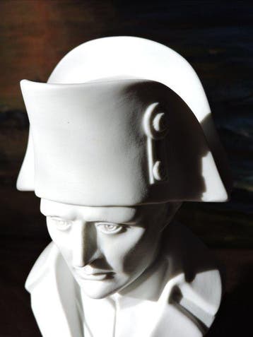 Limoges - sculptuur, Buste de Napoléon premier - 19 cm -, Antiek en Kunst