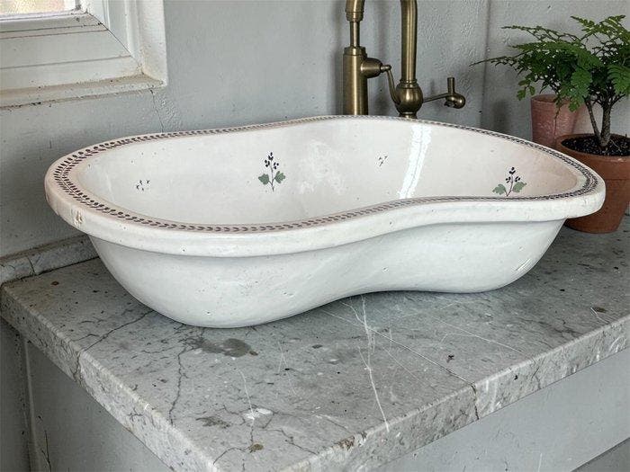 Badkuip - Baignoire de Siège - Terre de Fer - Badkuip in de, Antiek en Kunst, Antiek | Glaswerk en Kristal
