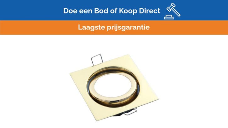 Bieden: Allpa Trem Messing halogeen downlight spot 12V | 10, Watersport en Boten, Bootonderdelen, Ophalen of Verzenden