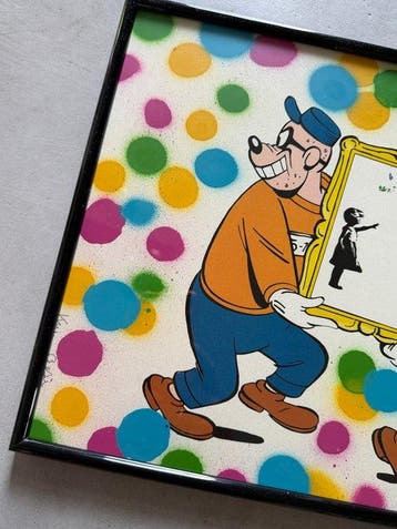 Koen Betjes (1992) - Beagle Boys Stealing Banksy x Hirst -