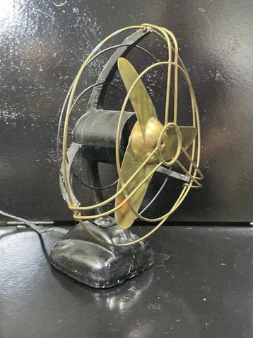 Elektrische ventilator - Metaal, Antiquités & Art, Antiquités | Assiettes décoratives & Carrelages