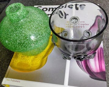 Glasfabriek Leerdam - A.D. Copier - Vaas (2) - Glas -