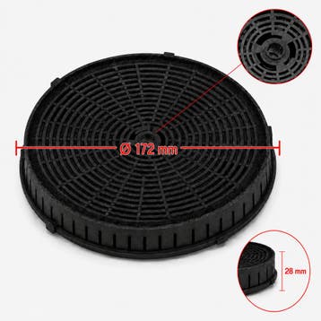 Ikea Koolstoffilter NYTTIG FIL 440 / 482000009736 (2 St.), Verzenden
