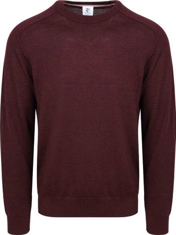 R2 Trui Merinowol Bordeaux maat Maat 52/54 (L) Heren, Maat 52/54 (L), Verzenden, Nieuw, R2 Amsterdam