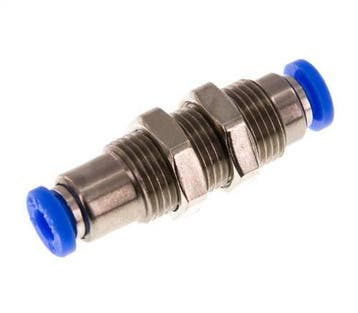 Raccord à Enfoncer 4mm Autobloquant en Laiton/Cloison  PBT, Verzenden, Nieuw