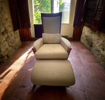 Giorgetti - Umberto Asagno - Fauteuil - Hout, Textiel, Huis en Inrichting, Nieuw
