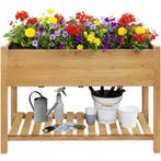 2dekans | Yaheetech Verhoogde Kweekbak 119 × 57 × 80 cm –, Tuin en Terras, Ophalen of Verzenden, Nieuw