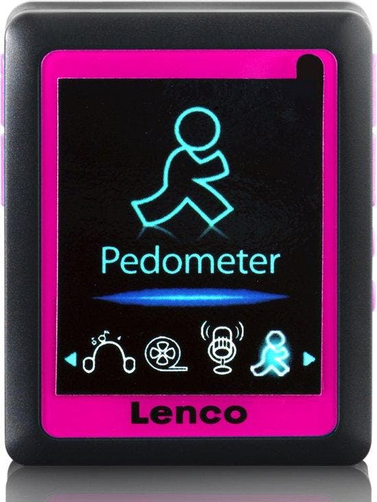 MP4-speler - 4GB - Zwart/Roze - Lenco PODO-152 Pink, Maison & Meubles, Accessoires pour la Maison | Autre, Envoi