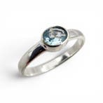 Sans prix de réserve - Bague Argent - Aigue-marine, Bijoux, Sacs & Beauté, Bagues