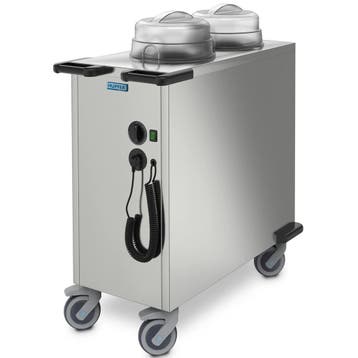 Bordendispenser | RVS | 70°C | Statisch | 166 Borden, Zakelijke goederen, Verzenden, Nieuw in verpakking