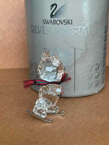 Swarovski - Beeldje - Krisbeer op Schaatsen - Boxed -