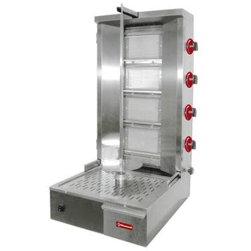 Donergrill | Gas (4 Branders) | Max. 55 kg |, Verzenden, Nieuw in verpakking