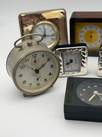 Tafelklok (8) - lotto orologi da tavolo lot desk clock -, Antiek en Kunst, Antiek | Klokken