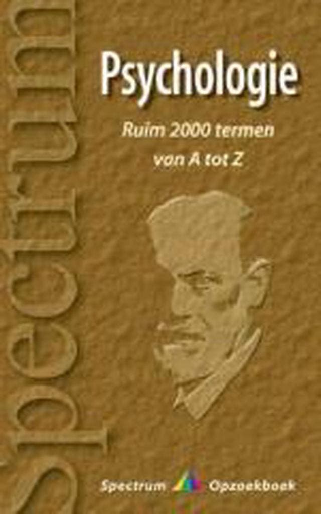 Psychologie van A tot Z / Spectrum opzoekboek 9789027461728, Boeken, Psychologie, Gelezen, Verzenden