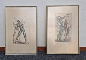 José Raúl Anguiano Valadez (1915–2006) - Figuras de Ballet /