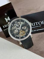 Heritor - Aries Skeleton Dial - Black - Sans prix de réserve, Nieuw