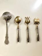 Service à pâtisserie/gâteau (4) - Argent, Plaqué(e) argent -