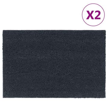 vidaXL Deurmatten 2 st 40x60 cm getufte kokosvezel, Verzenden, Nieuw