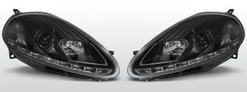 Koplampen Devil Eyes | geschikt voor Fiat Grande Punto 2005-, Auto-onderdelen, Verzenden, Nieuw, Fiat