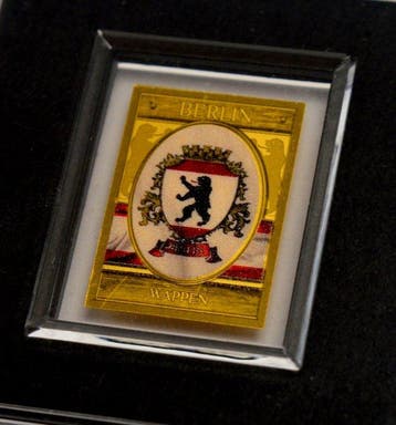 Tsjaad, Duitsland. 5000 Francs Berlin Heraldry, 100 Deutsche, Timbres & Monnaies, Monnaies | Europe | Monnaies non-euro
