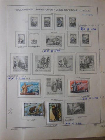 Union soviétique 1961/1989 - Collection dans l’album