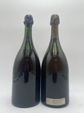 Dom Pérignon, 1959 & 1969 - Champagne Brut - 2 Bouteilles, Verzamelen, Nieuw
