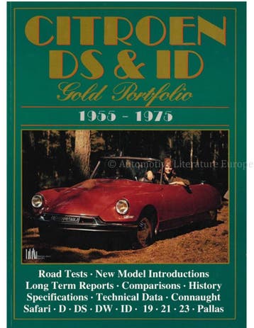 CITROËN DS & ID GOLD PORTFOLIO 1955 - 1975 (BROOKLANDS)